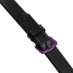 Reitzügel Leder & Gummi violett – Equestro | Equi-Clic Reitzügel Leder & Gummi violett – Equestro | Equi-Clic