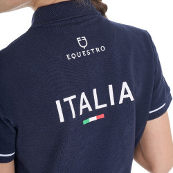 Kinder Reit-Poloshirt Equestro x FISE – atmungsaktiv