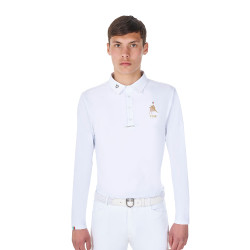 Herren Turnierpolo langarm – Reitshirt Equestro x FISE