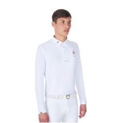 Herren Turnierpolo langarm – Reitshirt Equestro x FISE