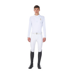 Herren Turnierpolo langarm – Reitshirt Equestro x FISE