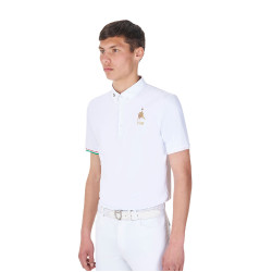 Herren Turnierpoloshirt Reiten Equestro x FISE – UV-Schutz Herren Turnierpoloshirt Reiten Equestro x FISE – UV-Schutz