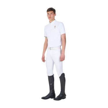 Herren Turnierpoloshirt Reiten Equestro x FISE – UV-Schutz Herren Turnierpoloshirt Reiten Equestro x FISE – UV-Schutz