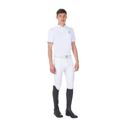 Herren Turnierpoloshirt Reiten Equestro x FISE – UV-Schutz Herren Turnierpoloshirt Reiten Equestro x FISE – UV-Schutz