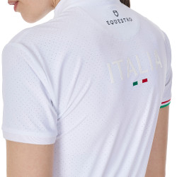 Damen Turnierpoloshirt Reitsport Stretch kurzarm