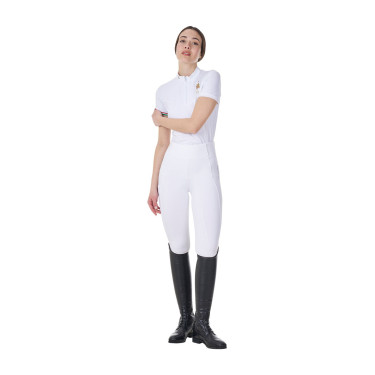 Damen Turnierpoloshirt Reitsport Stretch kurzarm