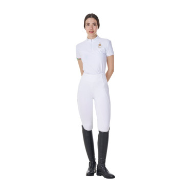 Damen Turnierpoloshirt Reitsport Stretch kurzarm