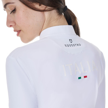 Damen Reit-Turnierpolo langarm Equestro x FISE | equi-clic