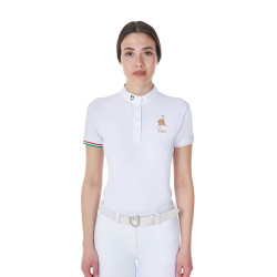 Damen Turnierpolo Equestro x FISE – Reitsport Slim Fit