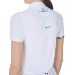 Damen Turnierpolo Equestro x FISE – Reitsport Slim Fit