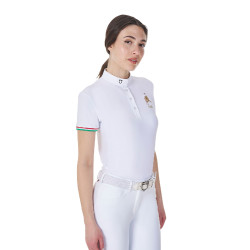 Damen Turnierpolo Equestro x FISE – Reitsport Slim Fit