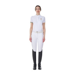 Damen Turnierpolo Equestro x FISE – Reitsport Slim Fit