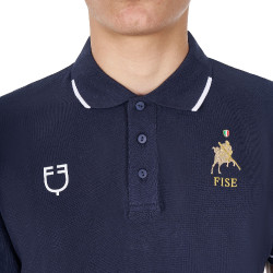 Herren Reit-Trainingspolo atmungsaktiv | Equestro x FISE