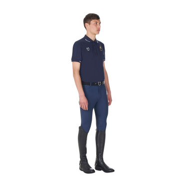 Herren Reit-Trainingspolo atmungsaktiv | Equestro x FISE