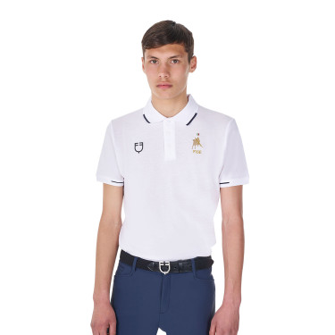 Herren Reit-Trainingspolo atmungsaktiv | Equestro x FISE