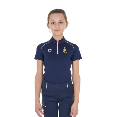 Kinder Reitpolo kurzarm – Equestro x FISE | Equi-Clic