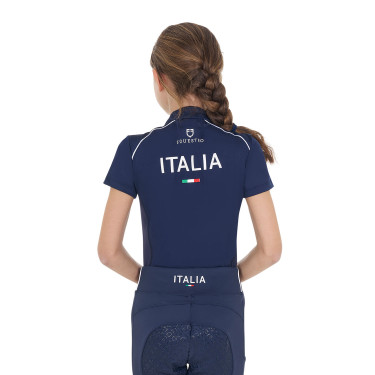 Kinder Reitpolo kurzarm – Equestro x FISE | Equi-Clic
