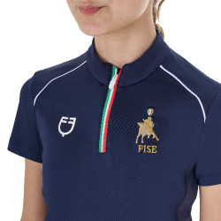 Kinder Reitpolo kurzarm – Equestro x FISE | Equi-Clic