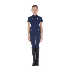 Kinder Reitpolo kurzarm – Equestro x FISE | Equi-Clic