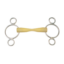 Happy Mouth 3-Ring Pessoa-Gebiss Edelstahl – Reitsport