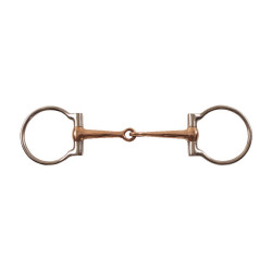 Western Reitgebiss D-Ring Edelstahl/Kupfer – Pool’s