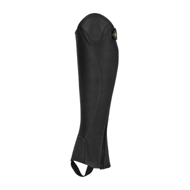 Reitchaps aus Leder Equestro Unisex mit Seitenzip