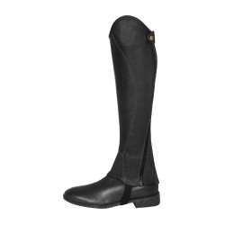 Reitchaps aus Leder Equestro Unisex mit Seitenzip