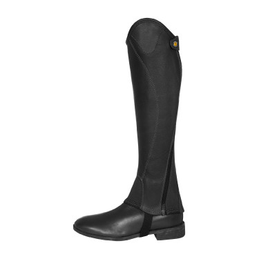 Reitchaps aus Leder Equestro Unisex mit Seitenzip