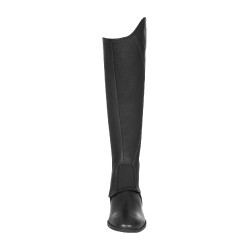 Reitchaps aus Leder Equestro Unisex mit Seitenzip