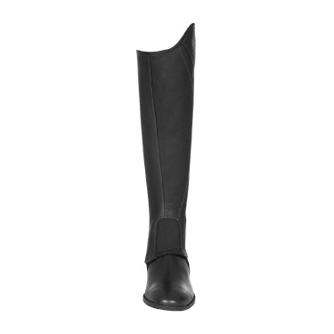 Reitchaps aus Leder Equestro Unisex mit Seitenzip