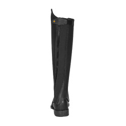 Reitchaps aus Leder Equestro Unisex mit Seitenzip