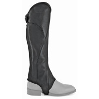 Mini-Chaps Equestro Lincoln Leder Schwarz