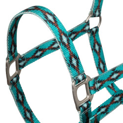 Nylonhalfter fürs Pferd mit Navajo-Muster | Pool’s