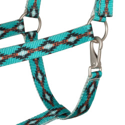 Nylonhalfter fürs Pferd mit Navajo-Muster | Pool’s