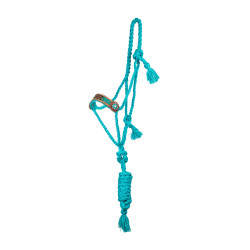 Strickhalfter mit Leder – Pferdeausrüstung | EQUI-CLIC Strickhalfter mit Leder – Pferdeausrüstung | EQUI-CLIC