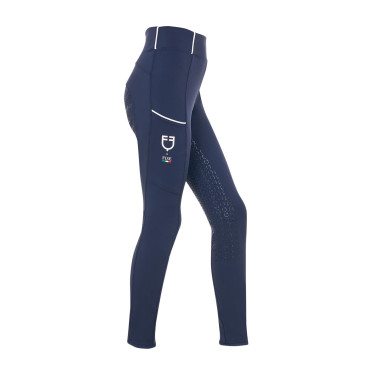 Reitleggings Mädchen Full-Grip Slim Fit | Equestro x FISE