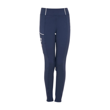 Reitleggings Mädchen Full-Grip Slim Fit | Equestro x FISE
