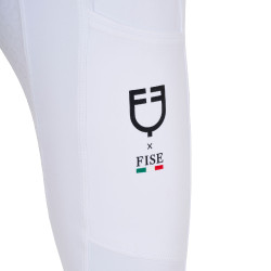 Reitleggings Mädchen Full-Grip Slim Fit | Equestro x FISE Reitleggings Mädchen Full-Grip Slim Fit | Equestro x FISE