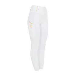 Reitleggings Damen Equestro Slim-Fit mit Full-Grip Reitleggings Damen Equestro Slim-Fit mit Full-Grip