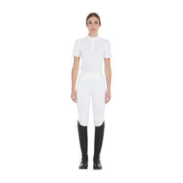 Reitleggings Damen Equestro Slim-Fit mit Full-Grip Reitleggings Damen Equestro Slim-Fit mit Full-Grip