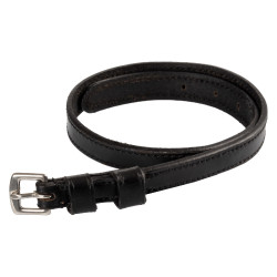 Reitsporenriemen Leder mit festen Schlaufen | Equestro