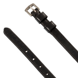 Reitsporenriemen Leder mit festen Schlaufen | Equestro