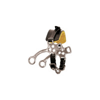 Edelstahl-Hackamore Umbria Equitazione Braun