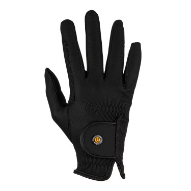 Reithandschuhe Equestro Unisex aus Kunstleder mit Grip