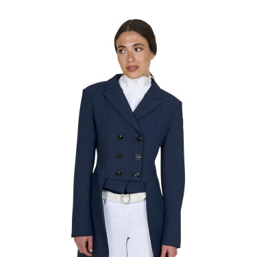 Turnier-Frack Damen Equestro – Reitjacke mit Strass