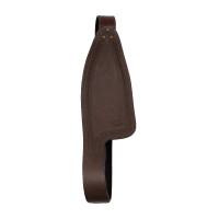 Western-Sattelfender aus Leder von Pool’s Braun