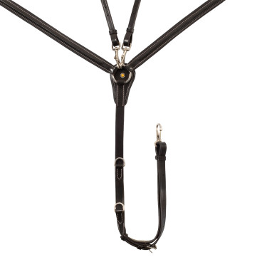 Equestro Leder-Brustblatt mit Martingal – Reitsport Equestro Leder-Brustblatt mit Martingal – Reitsport