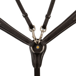Equestro Leder-Vorderzeug mit Martingal – Reitzubehör Equestro Leder-Vorderzeug mit Martingal – Reitzubehör