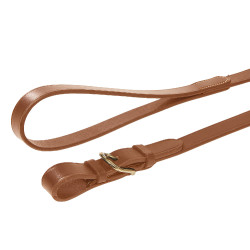 Equestro Führstrick mit Messingkette – Reitzubehör