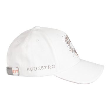 Damenkappe Equestro mit Strass-Logo